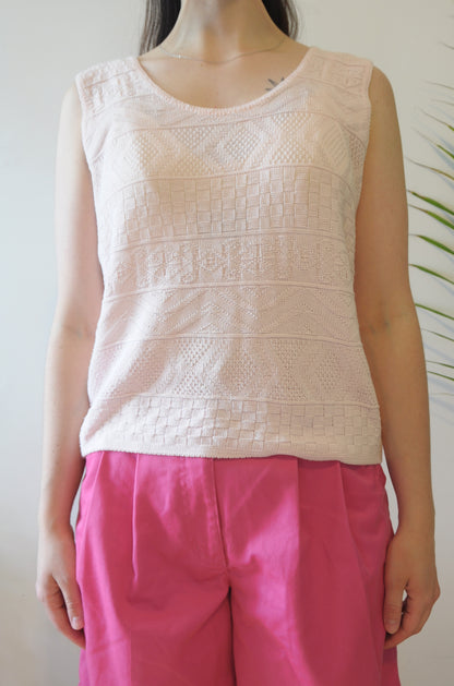 Cami tricot milkshake aux fraises