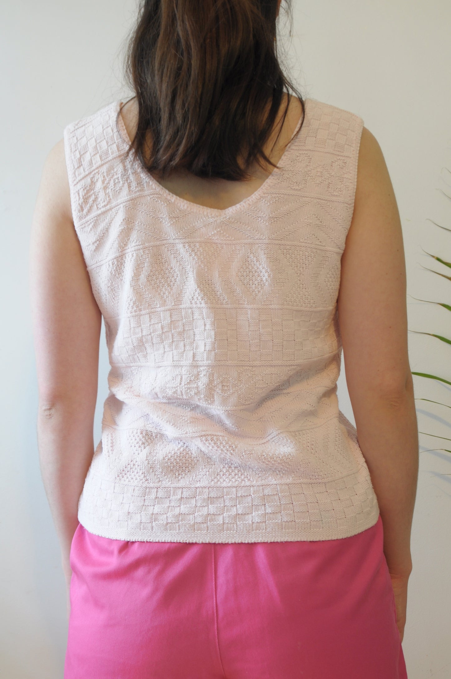 Cami tricot milkshake aux fraises