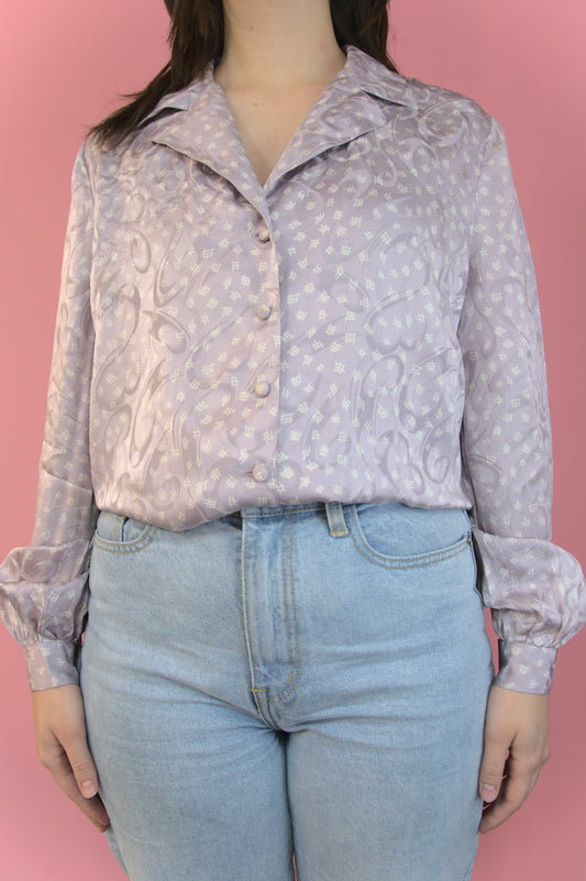 Blouse légère lilas