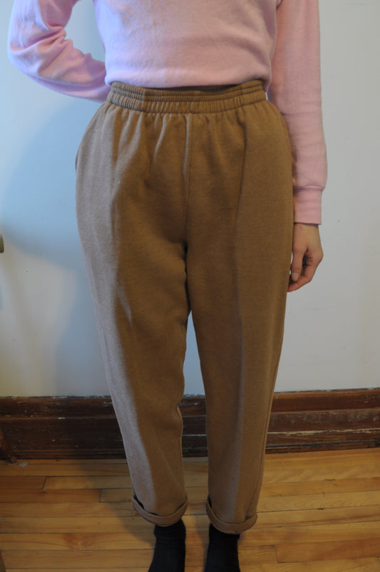 Pantalon sweatpants latte