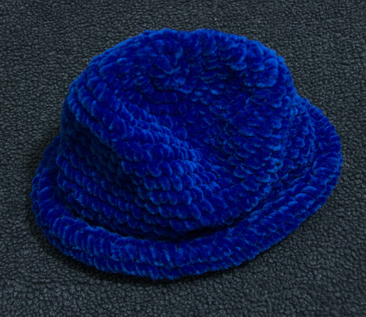 Chapeau d'hiver bleu royal