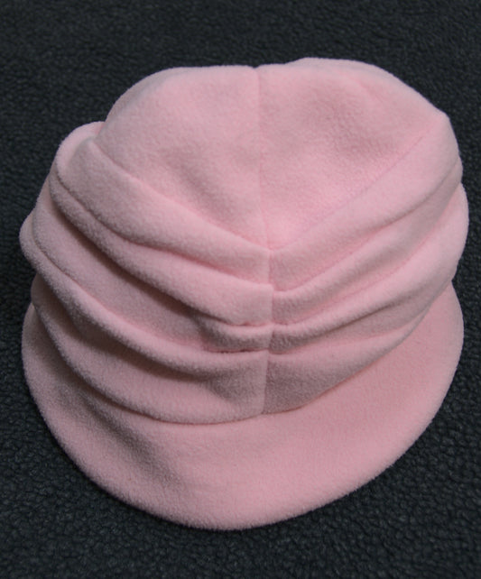 Chapeau d'hiver rose bonbon