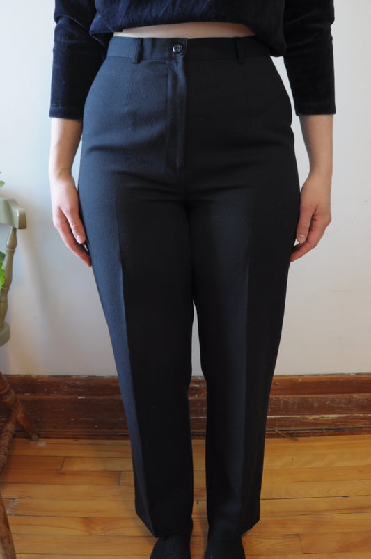 Pantalon en laine pénombre